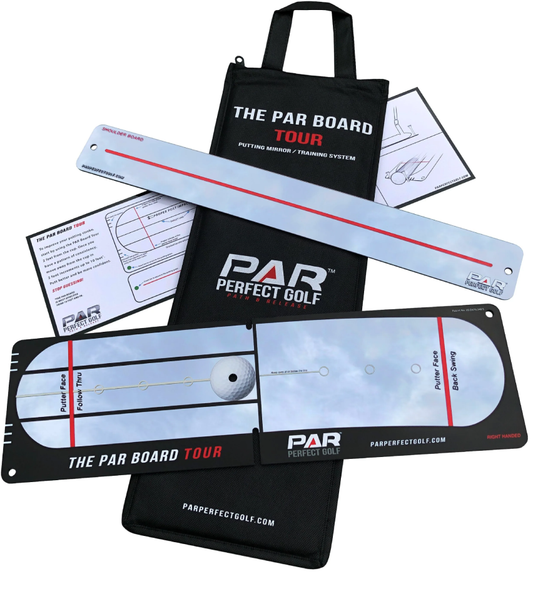 The PAR Perfect Mirror Tour - with Shoulder Mirror - Gen 2- #1 PGA Tour Putting System-Putting Aid