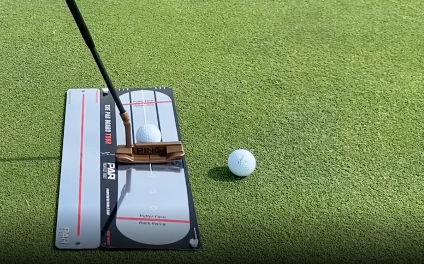 The PAR Perfect Mirror Tour - with Shoulder Mirror - Gen 2- #1 PGA Tour Putting System-Putting Aid